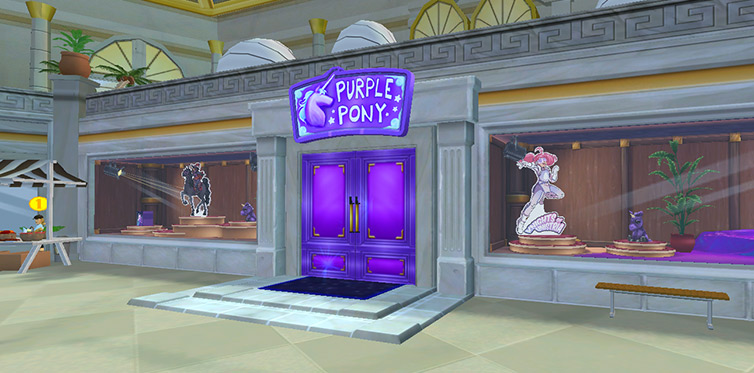 Besök Purple Pony!
